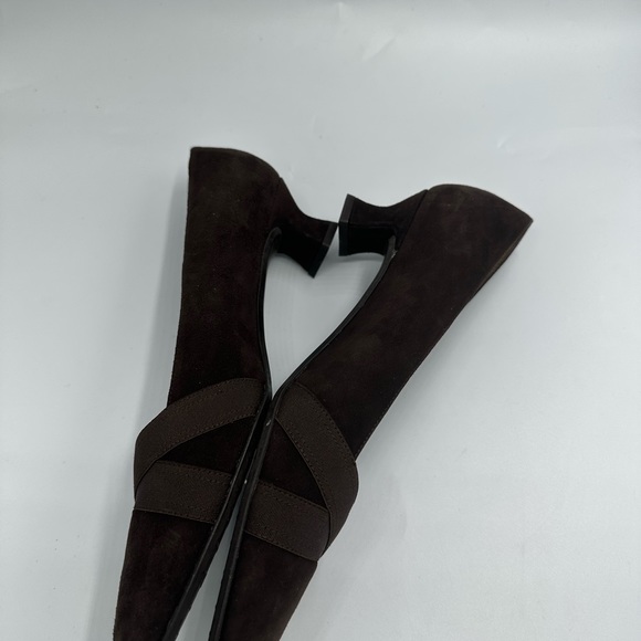 Stuart Weitman Brown Suede Women Shoe Size 8M - Picture 9 of 12